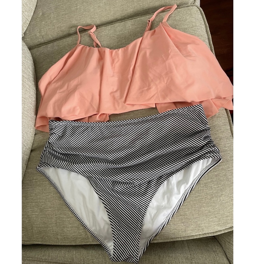Two piece bathing suit